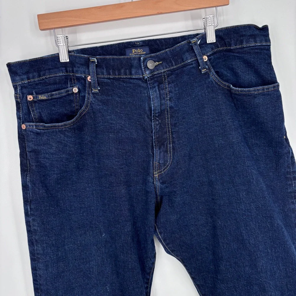 Polo Ralph Lauren Jeans Mens 40x30 (Tag 40x32) Dark Wash Classic Fit Heavyweight